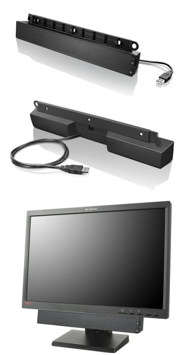 Lenovo USB Soundbar Svart 2.0 kanaler 2,5 W ryhmässä KODINELEKTRONIIKKA / Ääni & Kuva / Kotiteatteri, HiFi ja kannettavat / Soundbars @ TP E-commerce Nordic AB (A15511)