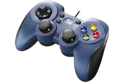 Logitech F310 Musta, sininen USB 2.0 -pelitablettitietokoneet ryhmässä TIETOKOONET & TARVIKKEET / GAMING / Gamepad @ TP E-commerce Nordic AB (A15515)