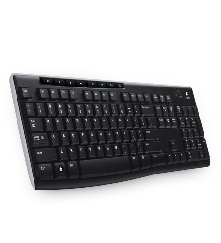 Logitech K270 tangentbord RF Trådlös QWERTY Svart ryhmässä TIETOKOONET & TARVIKKEET / Hiiret & Näppäimistöt / Näppäimistöt / Langattomat @ TP E-commerce Nordic AB (A15624)