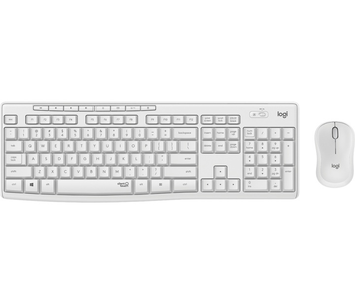 Logitech MK295 Silent Wireless Combo - OFF WHITE NORDIC ryhmässä TIETOKOONET & TARVIKKEET / Hiiret & Näppäimistöt / Näppäimistöt / Paketti @ TP E-commerce Nordic AB (A15633)