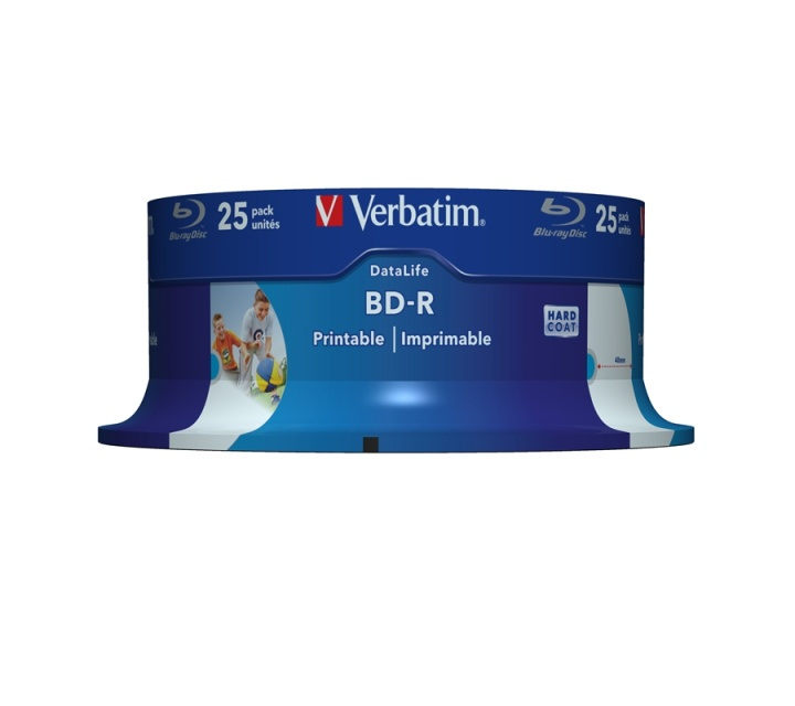 Verbatim 43811 tomma Blu-Ray-diskar BD-R 25 GB 25 styck ryhmässä KODINELEKTRONIIKKA / Tallennusvälineet / CD/DVD/BD-levyt / Blu-Ray @ TP E-commerce Nordic AB (A15673)