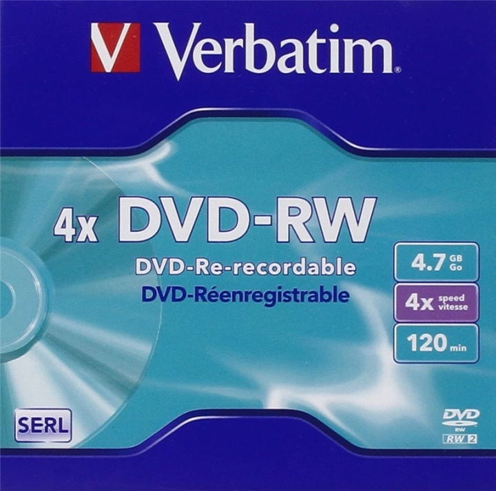 Verbatim VB-DMW44JC ryhmässä KODINELEKTRONIIKKA / Tallennusvälineet / CD/DVD/BD-levyt / DVD-RW @ TP E-commerce Nordic AB (A15677)