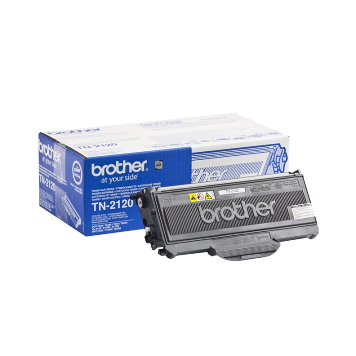 Brother TN-2120 Tonerkassett 1 styck Original Svart ryhmässä TIETOKOONET & TARVIKKEET / Tulostimet & Tarvikkeet / Musteet ja väriaineet / Toner / Brother @ TP E-commerce Nordic AB (A15685)