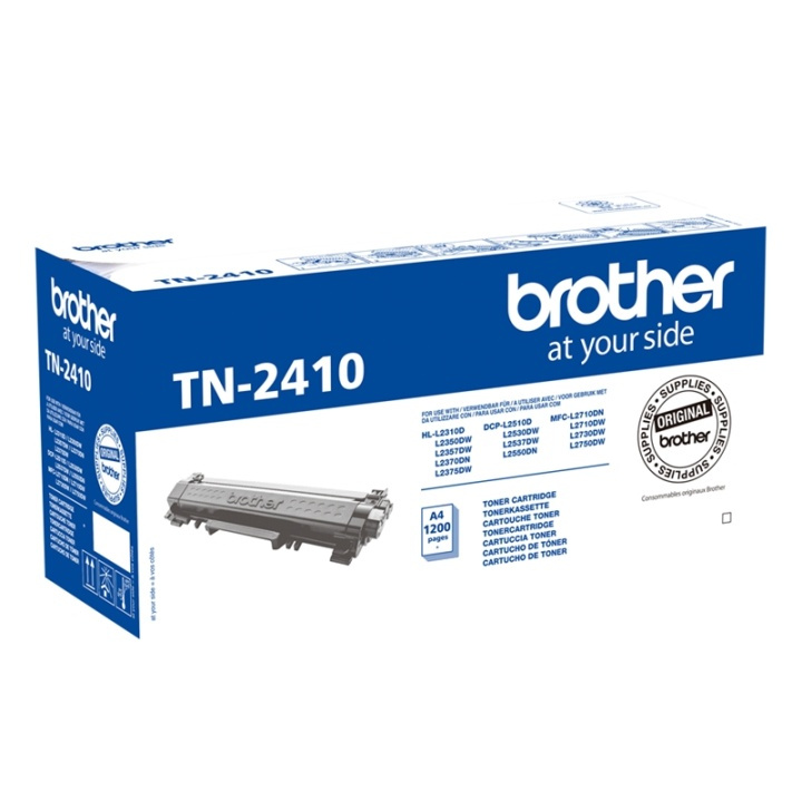 Brother TN-2410 Tonerkassett 1 styck Original Svart ryhmässä TIETOKOONET & TARVIKKEET / Tulostimet & Tarvikkeet / Musteet ja väriaineet / Toner / Brother @ TP E-commerce Nordic AB (A15694)