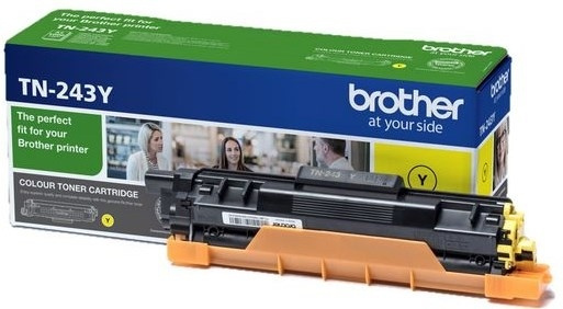 Brother TN-243Y Tonerkassett 1 styck Original Gul ryhmässä TIETOKOONET & TARVIKKEET / Tulostimet & Tarvikkeet / Musteet ja väriaineet / Toner / Brother @ TP E-commerce Nordic AB (A15703)