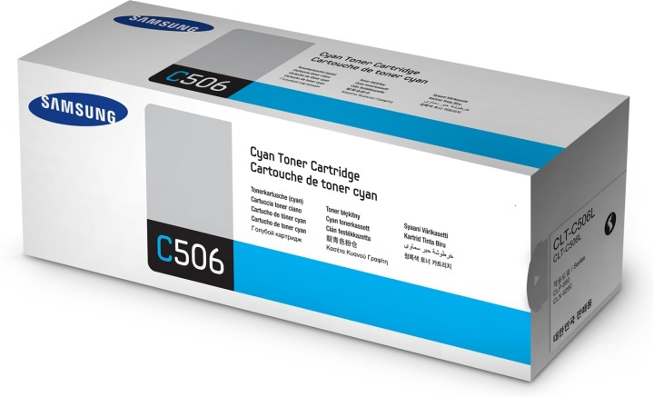 Samsung Toner SU038A CLT-C506L Cyan ryhmässä TIETOKOONET & TARVIKKEET / Tulostimet & Tarvikkeet / Musteet ja väriaineet / Toner / Samsung @ TP E-commerce Nordic AB (A15819)