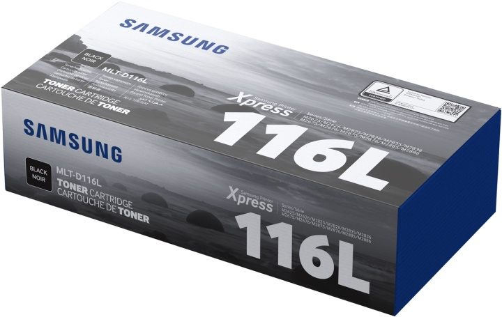 Samsung MLT-D116L Tonerkassett 1 styck Original Svart ryhmässä TIETOKOONET & TARVIKKEET / Tulostimet & Tarvikkeet / Musteet ja väriaineet / Toner / Samsung @ TP E-commerce Nordic AB (A15827)