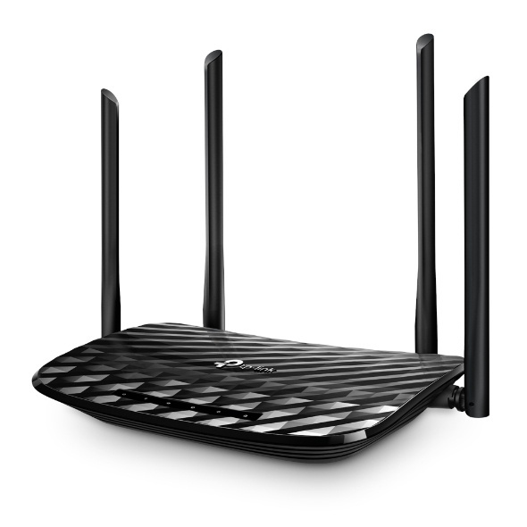 TP-LINK Archer C6 trådlös router Dual-band (2,4 GHz / 5 GHz) Svart ryhmässä TIETOKOONET & TARVIKKEET / Verkko / Reititin @ TP E-commerce Nordic AB (A15917)