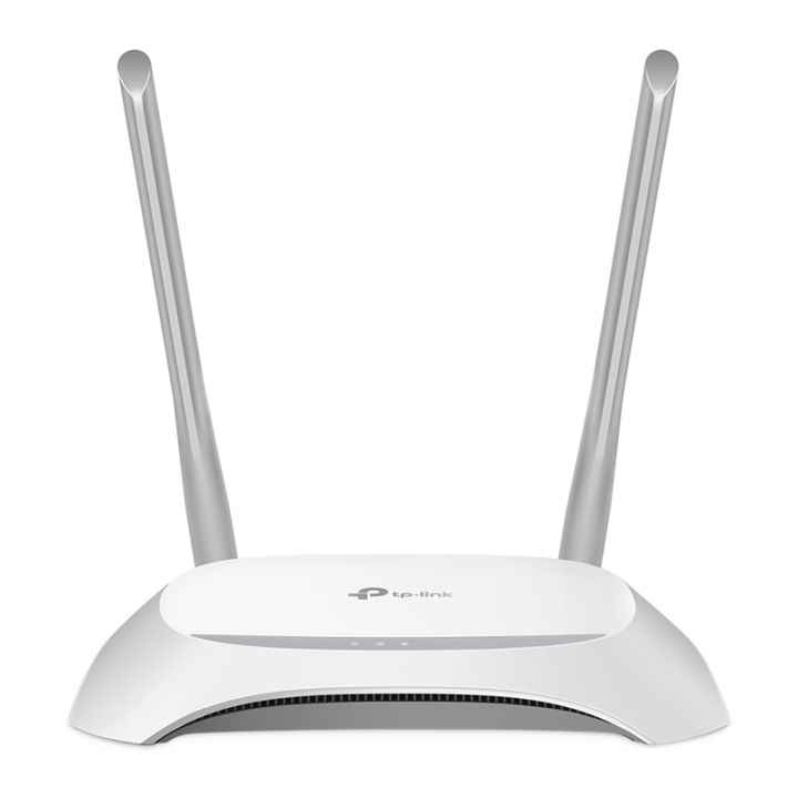 TP-LINK TL-WR840N trådlös router Snabb Ethernet Singel-band (2,4 GHz) Grå, Vit ryhmässä TIETOKOONET & TARVIKKEET / Verkko / Reititin @ TP E-commerce Nordic AB (A15920)