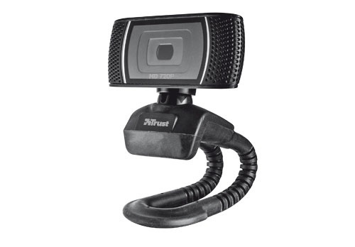 Trust Trino HD Video Webcam webbkameror 8 MP USB Svart ryhmässä TIETOKOONET & TARVIKKEET / Tietokonetarvikkeet / Web-kamerat @ TP E-commerce Nordic AB (A16105)