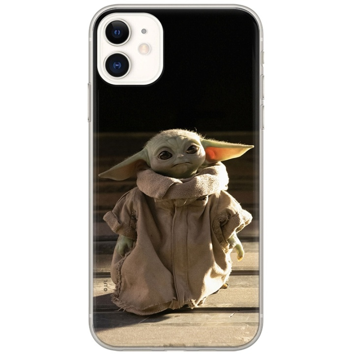 Star Wars Mobilskal Baby Yoda 001 iPhone 12 Mini ryhmässä ÄLYPUHELIMET JA TABLETIT / Puhelimen suojakotelo / Apple / iPhone 12 Mini / Kuoret @ TP E-commerce Nordic AB (A16241)