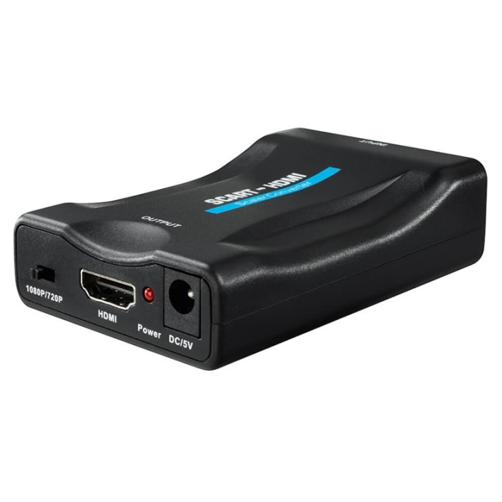 Hama Konverter Scart till HDMI HD 1080p ryhmässä KODINELEKTRONIIKKA / Kaapelit & Sovittimet / HDMI / Sovittimet @ TP E-commerce Nordic AB (A16276)