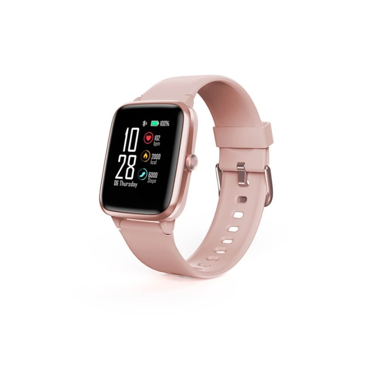 Hama Fit Watch 5910 Smart Watch Rosé ryhmässä URHEILU, VAPAA-AIKA JA HARRASTUS / Urheilu- ja sykekellot / Älykellot @ TP E-commerce Nordic AB (A16409)