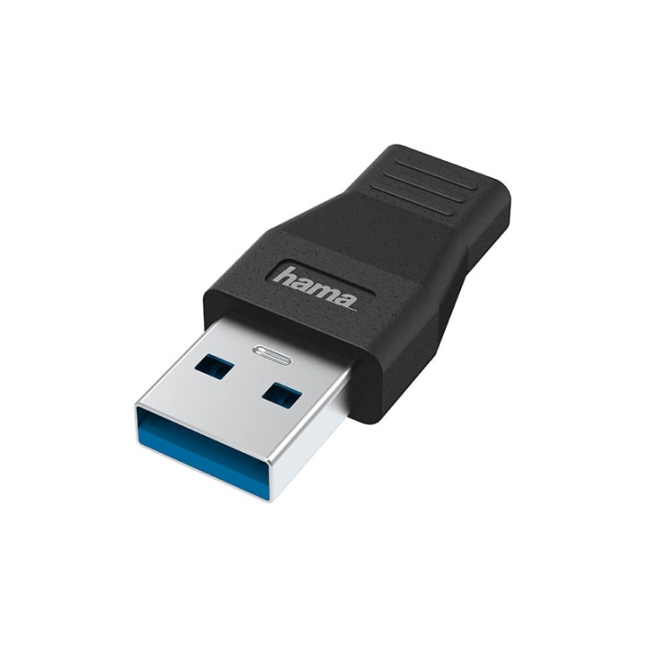 HAMA Adapter USB-A Plug to USB-C Socket USB 3.2 5Gbps ryhmässä TIETOKOONET & TARVIKKEET / Kaapelit & Sovittimet / USB / USB-C @ TP E-commerce Nordic AB (A16467)