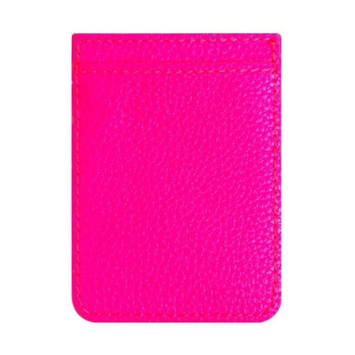 IDECOZ Korttikotelo Matkapuhelimelle Neon Pink ryhmässä ÄLYPUHELIMET JA TABLETIT / Muut tarvikkeet / Muut @ TP E-commerce Nordic AB (A16484)