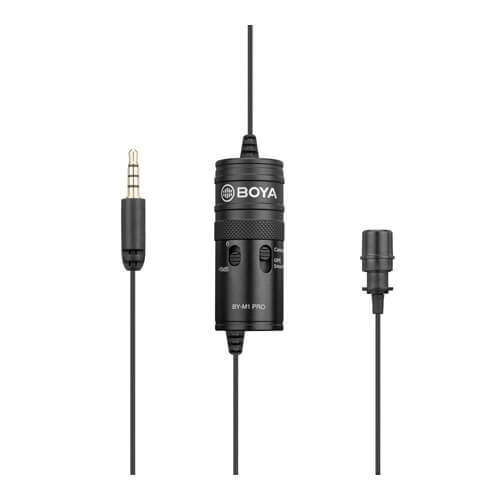 BOYA Mikrofoni Lavalier BY-M1 Pro 3.5mm 6m. ryhmässä KODINELEKTRONIIKKA / Ääni & Kuva / Kädessä pidettävät mikrofonit @ TP E-commerce Nordic AB (A16533)