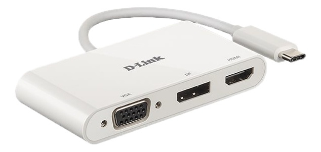 3-in-1 USB-C to HDMI/VGA/DisplayPort Adapter ryhmässä TIETOKOONET & TARVIKKEET / Tietokonetarvikkeet / USB-telakat @ TP E-commerce Nordic AB (A16577)
