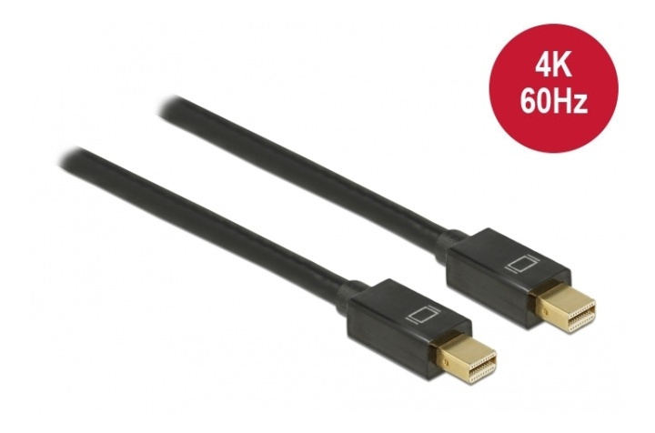 Delock Kabel Mini DisplayPort 1.2 Stecker > Mini DisplayPort Stecker 4 ryhmässä TIETOKOONET & TARVIKKEET / Kaapelit & Sovittimet / DisplayPort / Kaapelit @ TP E-commerce Nordic AB (A16824)