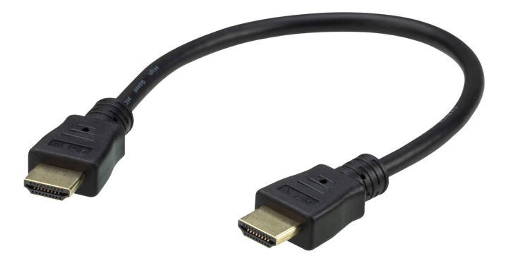 ATEN 0.3M HDMI 2.0 Cable M/M 30AWG Black ryhmässä KODINELEKTRONIIKKA / Kaapelit & Sovittimet / HDMI / Kaapelit @ TP E-commerce Nordic AB (A16830)