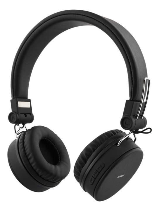 STREETZ BT-kuulokemikrofoni, kokoon taittuva, on-ear, 3,5mm, musta ryhmässä KODINELEKTRONIIKKA / Ääni & Kuva / Kuulokkeet & Tarvikkeet / Kuulokkeet @ TP E-commerce Nordic AB (A16954)
