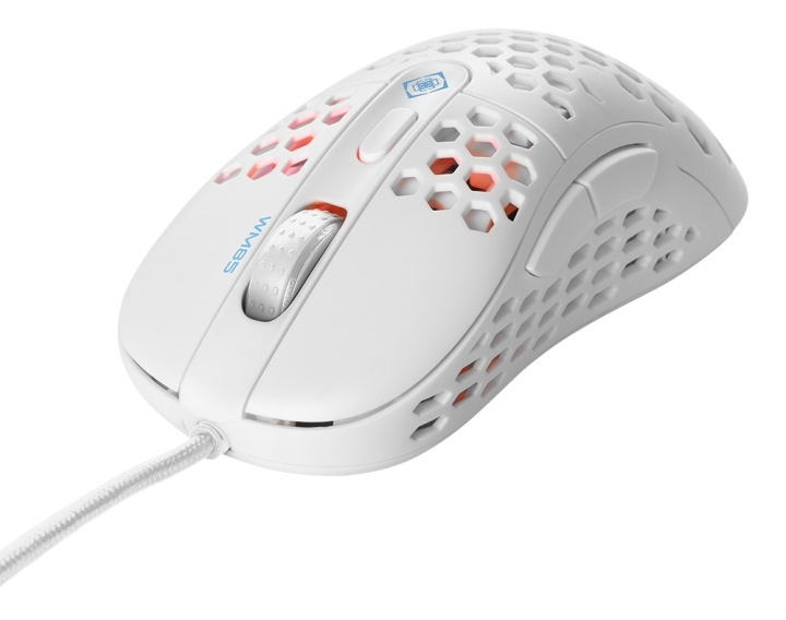 WHITE LINE WM85 Lightweight gaming mouse, white ryhmässä TIETOKOONET & TARVIKKEET / GAMING / Hiiret @ TP E-commerce Nordic AB (A16996)