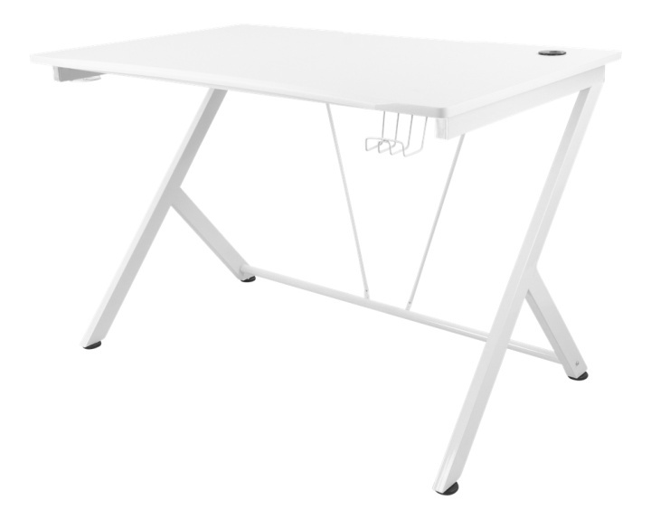 WHITE LINE WT85 Gaming desk, white ryhmässä TIETOKOONET & TARVIKKEET / Hiiret & Näppäimistöt / Hiiret / Langattomat @ TP E-commerce Nordic AB (A17011)