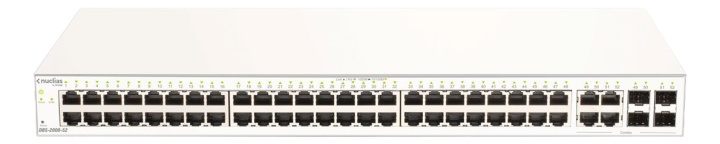 52-Port Gigabit Nuclias Smart Managed Switch including 4x 1G Combo Po ryhmässä TIETOKOONET & TARVIKKEET / Verkko / Kytkimet @ TP E-commerce Nordic AB (A17067)