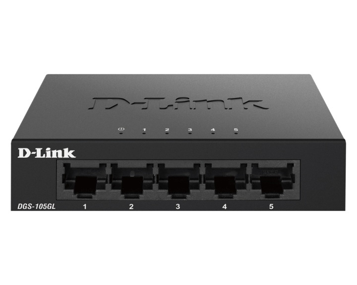 D-Link DGS-105GL -5-porttinen kytkin ryhmässä TIETOKOONET & TARVIKKEET / Verkko / Kytkimet / 10/100/1000Mbps @ TP E-commerce Nordic AB (A17078)