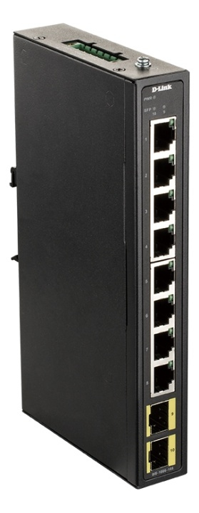 D-Link DIS‑100G‑10S teollisuuskytkin, 2 SFP-paikkaa, GbE, ei-hallittu ryhmässä TIETOKOONET & TARVIKKEET / Verkko / Kytkimet @ TP E-commerce Nordic AB (A17082)