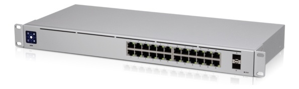 Unifi 24Port Gigabit Swith with SFP ryhmässä TIETOKOONET & TARVIKKEET / Verkko / Kytkimet / 10/100/1000Mbps @ TP E-commerce Nordic AB (A17093)