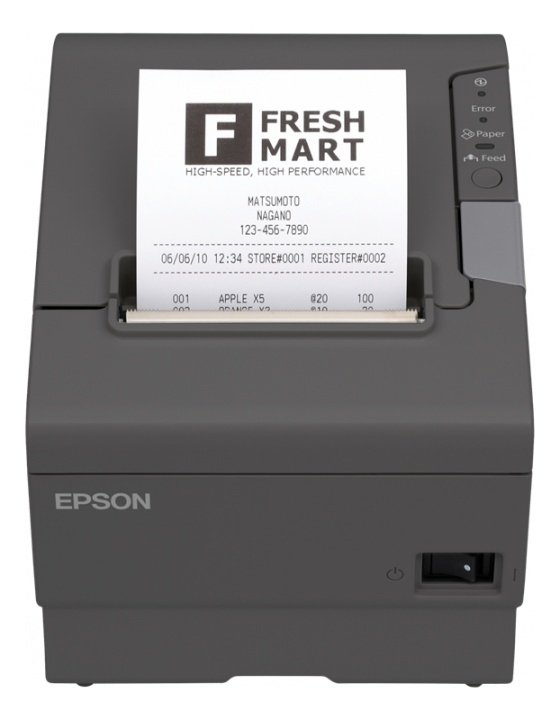 Epson TM-T88V POS Printer Monokrom ryhmässä TIETOKOONET & TARVIKKEET / Tulostimet & Tarvikkeet / Tulostimet / Kuittitulostin & Tarvikkeet @ TP E-commerce Nordic AB (A17103)
