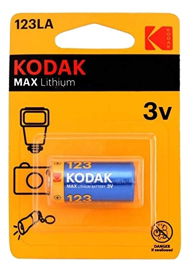 Kodak Kodak Max lithium 123LA battery (1 pack) ryhmässä KODINELEKTRONIIKKA / Paristot & Laturit / Akut / Muut @ TP E-commerce Nordic AB (A17141)