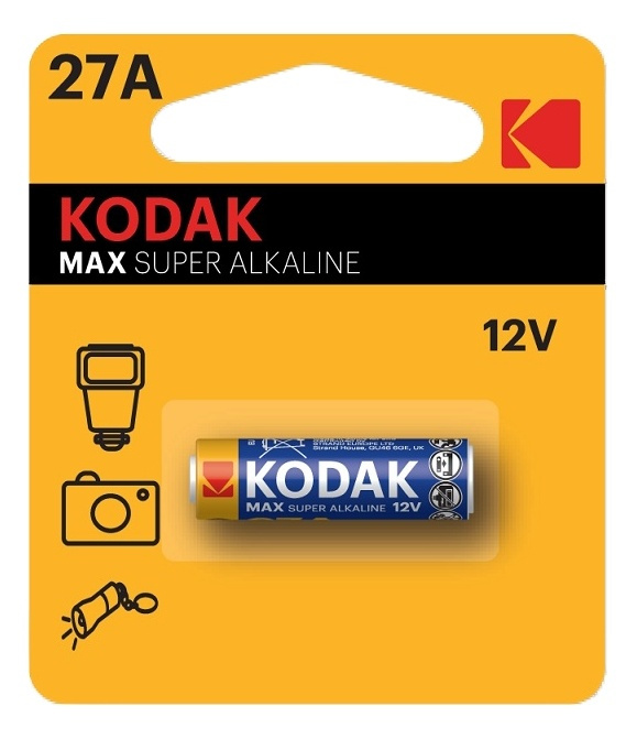 Kodak Kodak ULTRA Alkaline 27A batteries (1 pack) ryhmässä KODINELEKTRONIIKKA / Paristot & Laturit / Akut / Muut @ TP E-commerce Nordic AB (A17171)