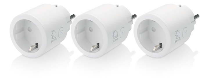 DELTACO SMART HOME älypistorasia, Wi-Fi, 1xCEE 7/3, 10A, ajastin, 3kpl ryhmässä KOTI, TALOUS JA PUUTARHA / Älykodit / Smart plugs @ TP E-commerce Nordic AB (A17193)