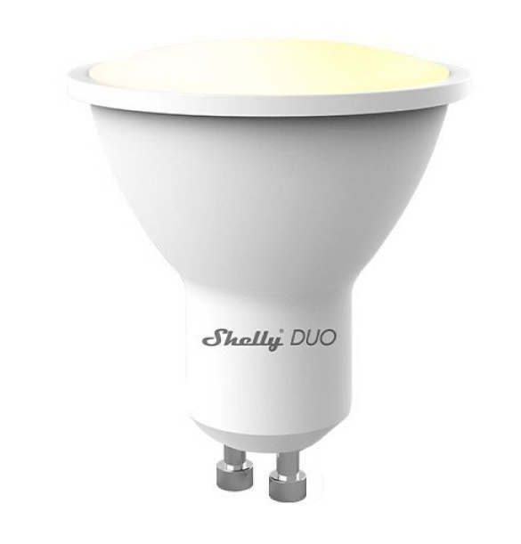Shelly Lampa, LED, WiFi, GU10, dimbar, färgtemperatur, Shelly DUO GU10 ryhmässä KOTI, TALOUS JA PUUTARHA / Älykodit / Älykäs valaistus @ TP E-commerce Nordic AB (A17206)