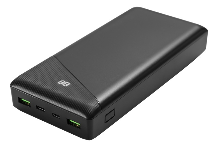 DELTACO varavirtalähde, 30 000 mAh, 1x USB-C, 2x USB-A, pikalataus ryhmässä ÄLYPUHELIMET JA TABLETIT / Laturit & Kaapelit / Powerbanks @ TP E-commerce Nordic AB (A17218)