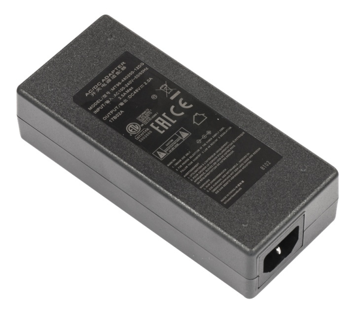 Mikrotik 48V2A96W 48V 2A 96W power supply with plug ryhmässä TIETOKOONET & TARVIKKEET / Verkko / PoE @ TP E-commerce Nordic AB (A17377)