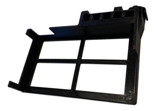 winther3d Wireless 3D-printed DIN mounting bracket for ER-X-SFP, black ryhmässä TIETOKOONET & TARVIKKEET / Verkko / Reititin @ TP E-commerce Nordic AB (A17383)