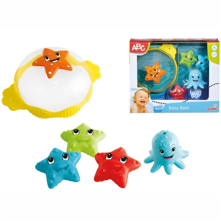 ABC Bath Fun Set ryhmässä LELUT, TUOTTEET LAPSILLE JA VAUVOILLE / Ulkoleut / Kylpylelut @ TP E-commerce Nordic AB (A17499)