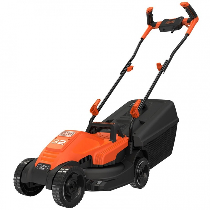 Black & Decker Gräsklippare 32CM 1200W Ergono ryhmässä KOTI, TALOUS JA PUUTARHA / Puutarhatuotteet / Puutarhatyökalut @ TP E-commerce Nordic AB (A17544)