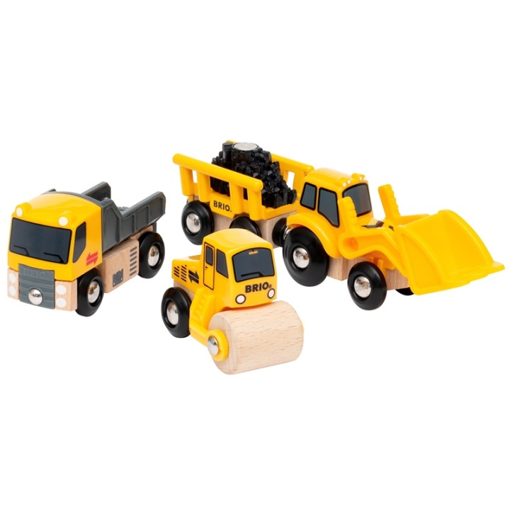 Brio 33658 Construction vehicles ryhmässä LELUT, TUOTTEET LAPSILLE JA VAUVOILLE / Leikkikalut, Askartelu &Pelit / Rakennuslelut / Brio junaradat @ TP E-commerce Nordic AB (A17609)