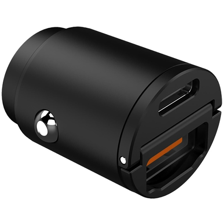 Celly Billaddare Mini 1xUSB-C PD 1xU ryhmässä ÄLYPUHELIMET JA TABLETIT / Laturit & Kaapelit / Autolaturi / Autolaturi USB @ TP E-commerce Nordic AB (A17628)