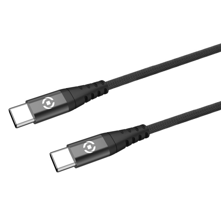 Celly USB-C - USB-C Cable Nylon USB- ryhmässä TIETOKOONET & TARVIKKEET / Kaapelit & Sovittimet / USB / USB-C @ TP E-commerce Nordic AB (A17665)