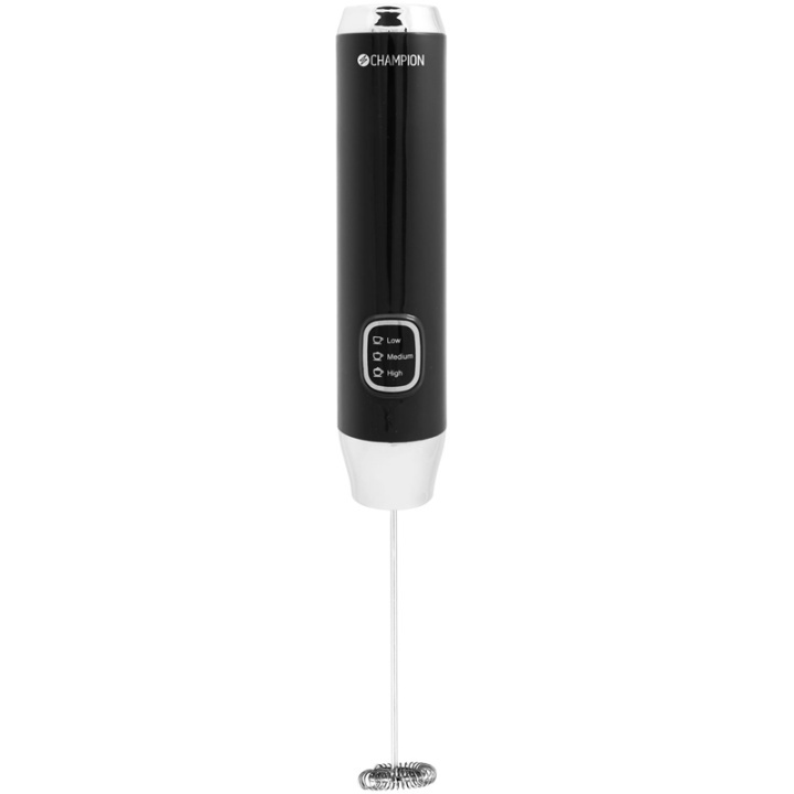 Champion Maidonvaahdotin Whisk ladattava MS110 Musta ryhmässä KOTI, TALOUS JA PUUTARHA / Kodinkoneet / Kahvikoneet ja tarvikkeet / Maitovaahdottimet @ TP E-commerce Nordic AB (A17690)