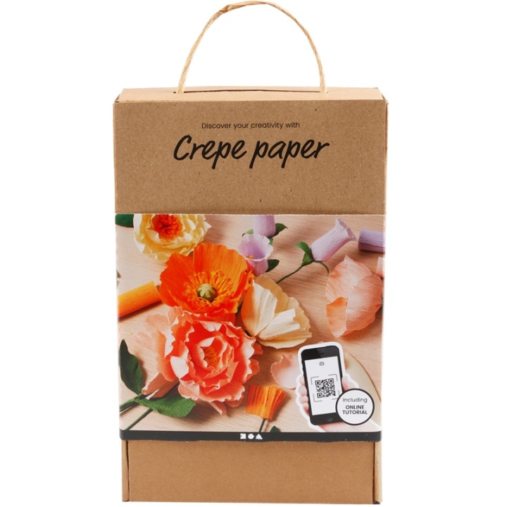 Colortime Opi tekemään kreppipaperikukkia ryhmässä LELUT, TUOTTEET LAPSILLE JA VAUVOILLE / Leikkikalut, Askartelu &Pelit / Käsityöt @ TP E-commerce Nordic AB (A17705)