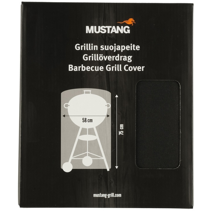 Mustang Överdrag Klotgrill 58cm Gourm ryhmässä KOTI, TALOUS JA PUUTARHA / Puutarhatuotteet / Grillit & grillitarvikkeet @ TP E-commerce Nordic AB (A17927)