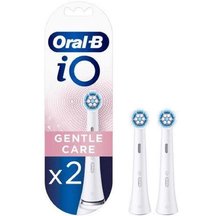 Oral B Borsthuvud iO Gentle Care 2st ryhmässä KAUNEUS JA TERVEYS / Suunhoito / Sähköhammasharjat Tarvikkeet @ TP E-commerce Nordic AB (A17945)