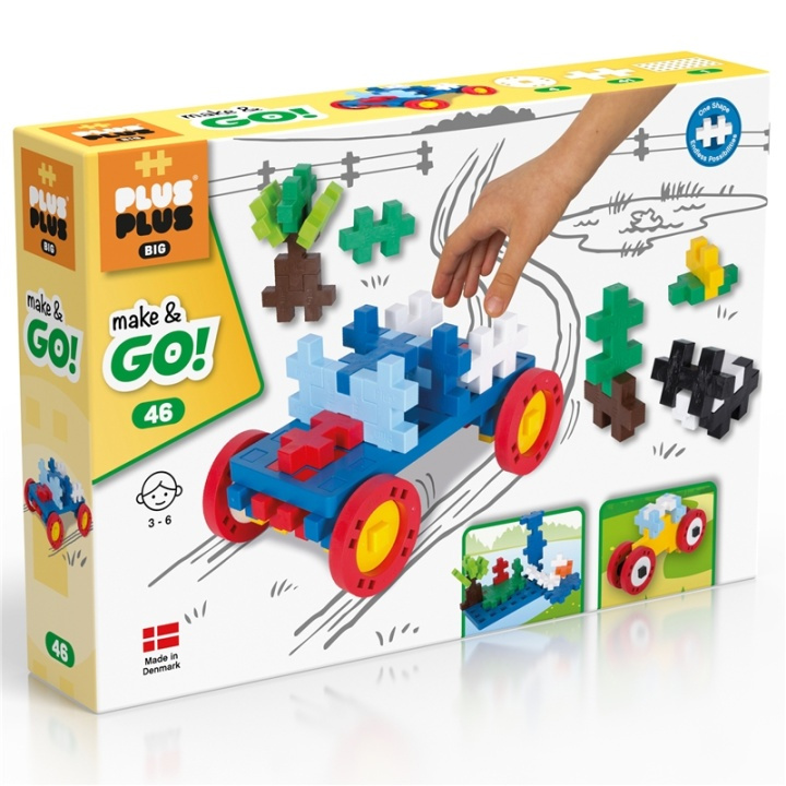 Plus-Plus BIG Make & Go! 46 ryhmässä LELUT, TUOTTEET LAPSILLE JA VAUVOILLE / Leikkikalut, Askartelu &Pelit / Rakennuslelut / Rakennuspalikat @ TP E-commerce Nordic AB (A17980)
