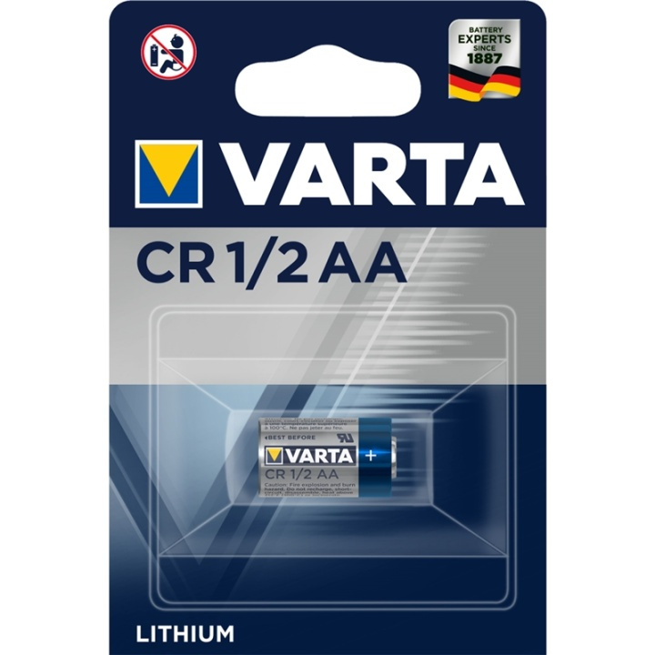 Varta CR1/2AA / 1/2AA 3V Lithium-bat ryhmässä KODINELEKTRONIIKKA / Paristot & Laturit / Akut / Nappiparistot @ TP E-commerce Nordic AB (A18153)
