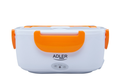 Adler Sähköinen lounaslaatikko, oranssi ryhmässä KOTI, TALOUS JA PUUTARHA / Keittiövälineet / Lounaslaatikot & Ruokasäiliö @ TP E-commerce Nordic AB (A18181)